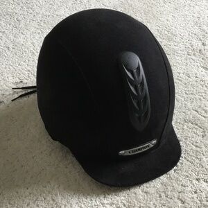 Champion Black Riding Helmet Junior X-Air